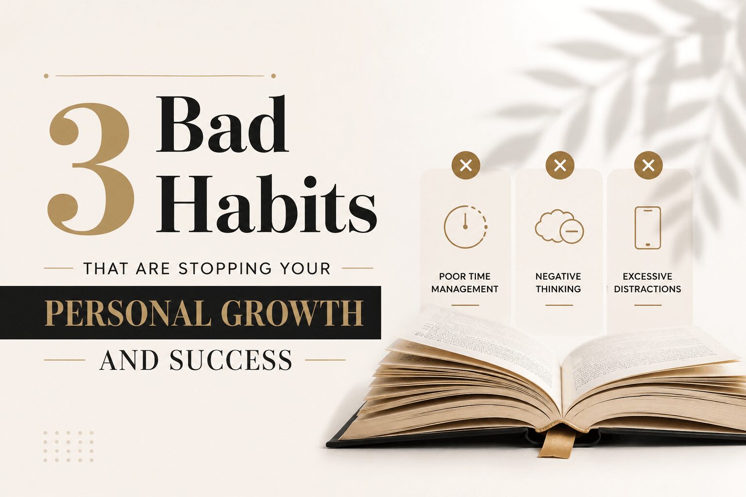 3 Bad Habits That Are Stopping Your Personal Growth and Success ...